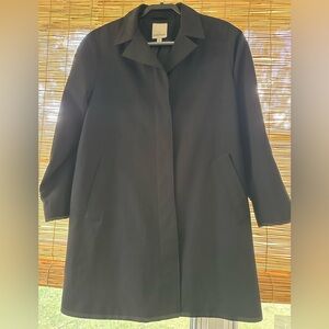 Anne Klein Gorgeous Women's Classic Black Lined Trench Coat